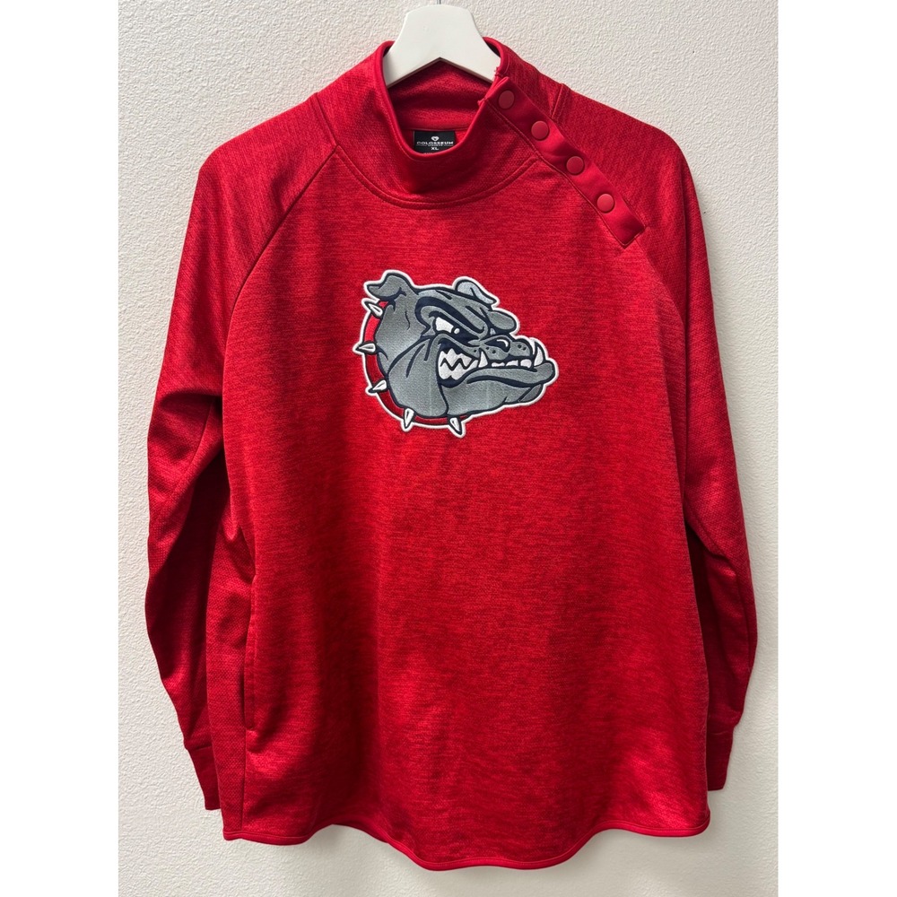 Colosseum Pullover Fresno State‎ Bulldogs Mock Neck Sweatshirt XL